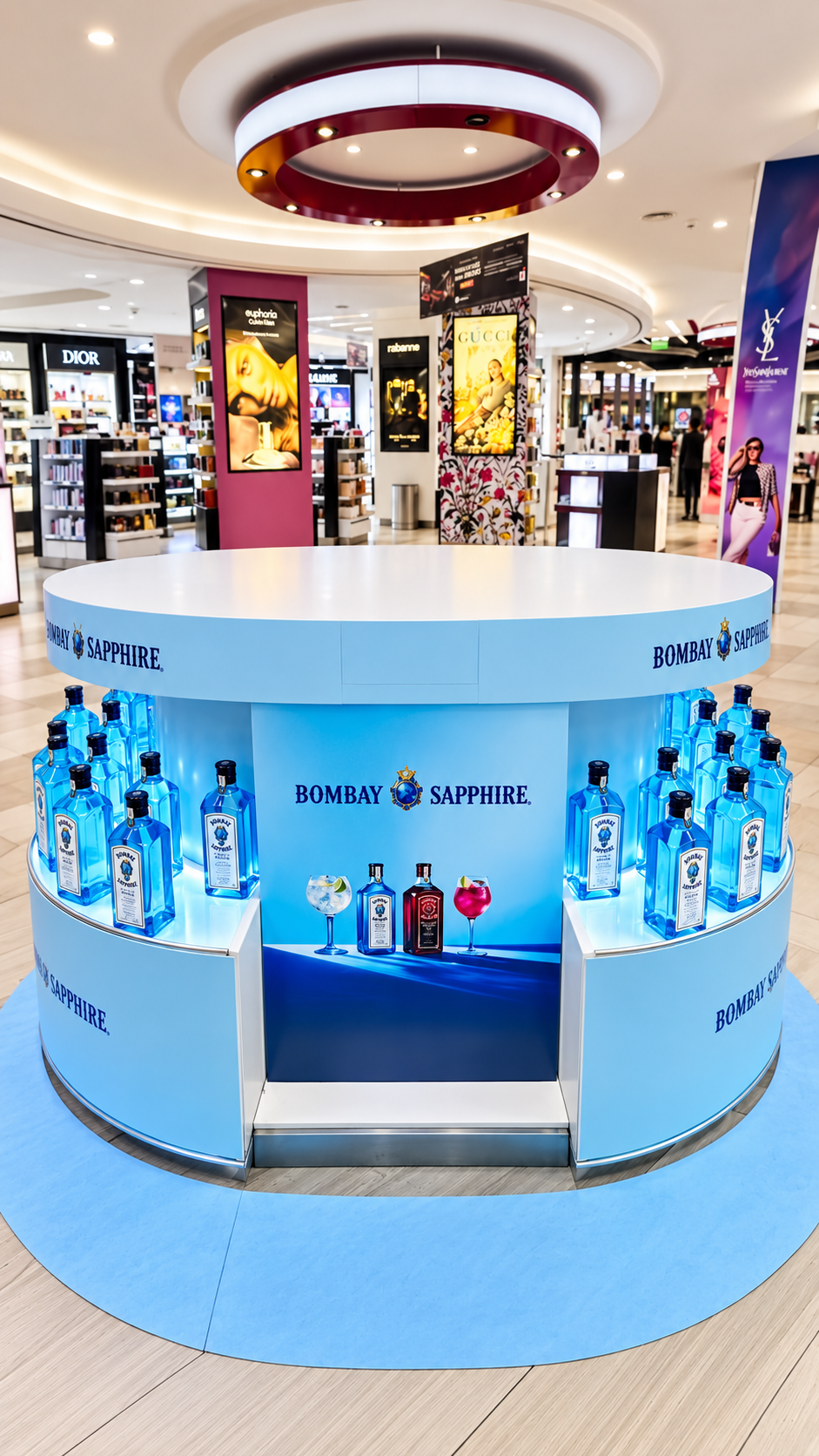 Exhibidor premium Bombay Sapphire