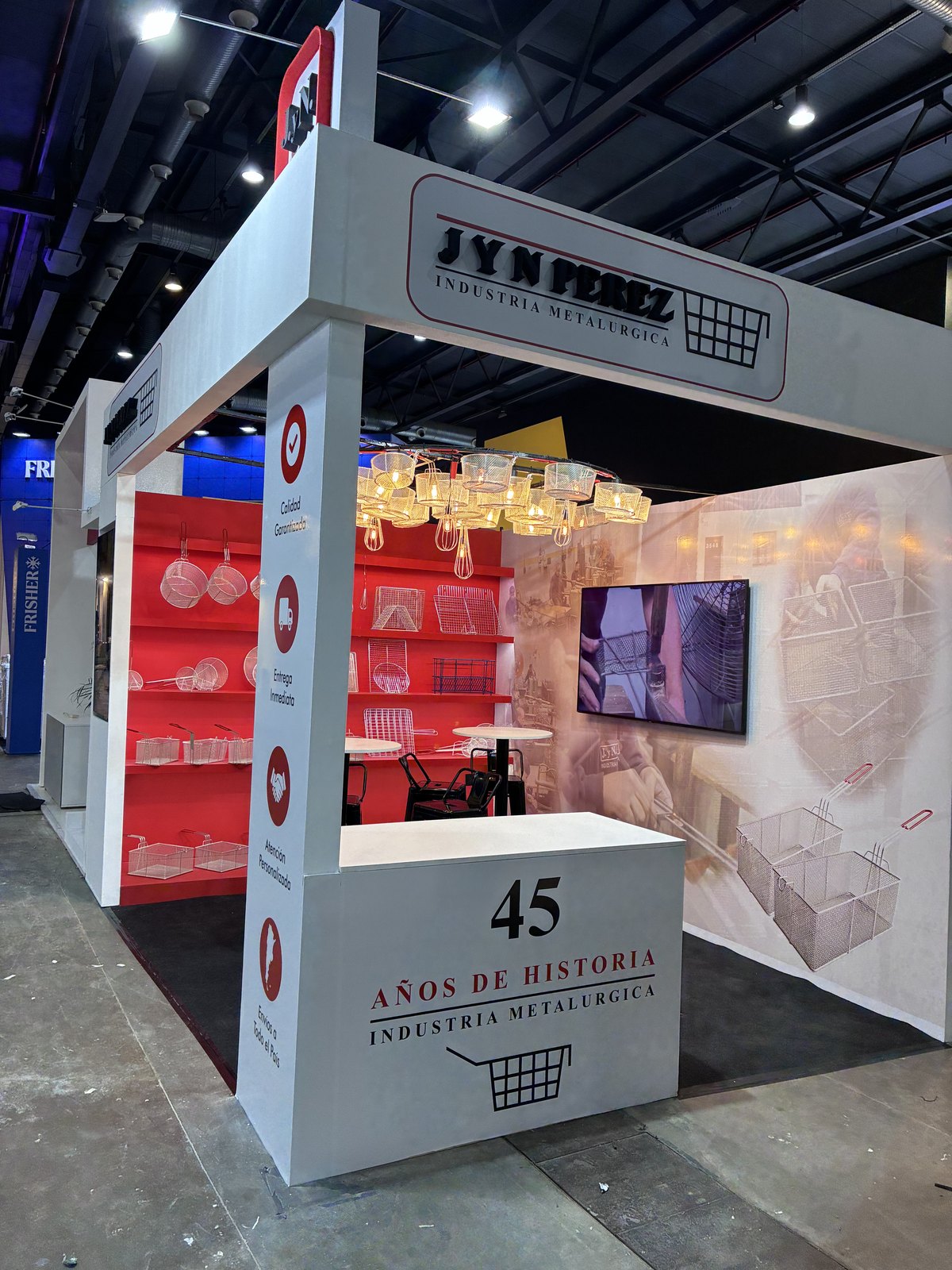 Stand terminado, vista en perspectiva